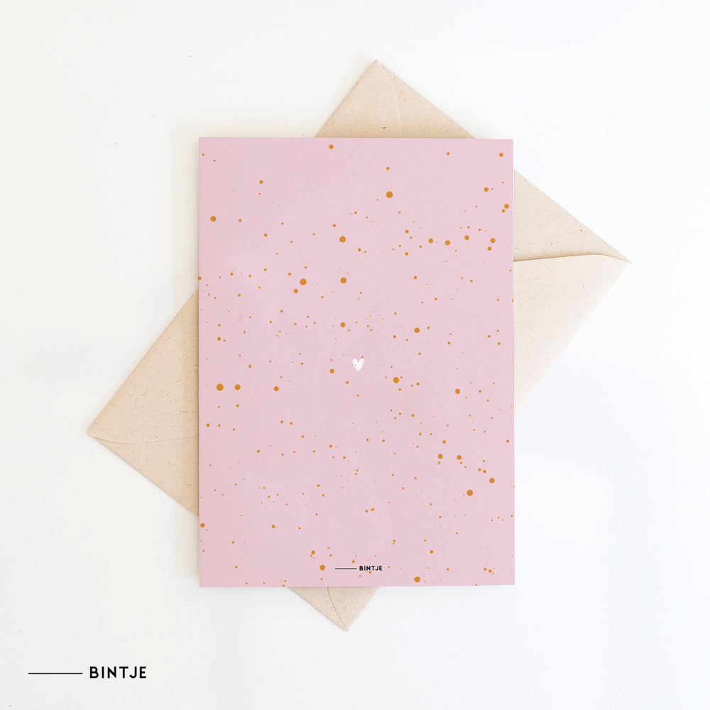 Dubbele kaart Bedankt hamster