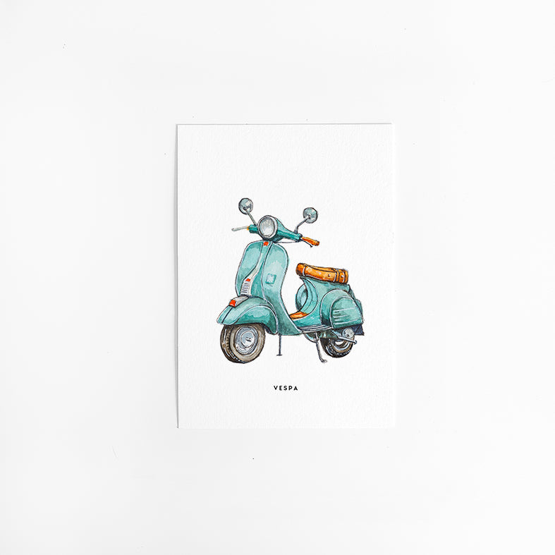 Kaart Vespa scooter