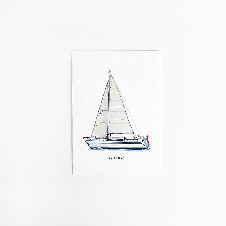 Kaart Zeilboot