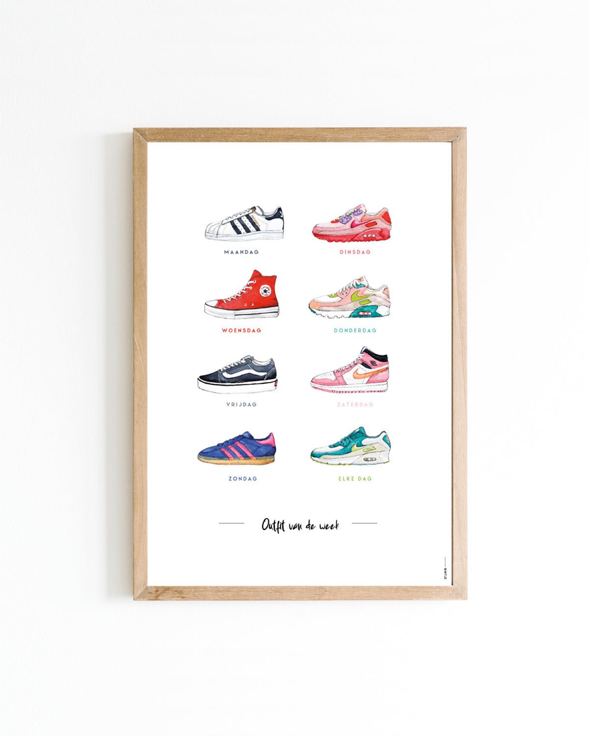 Poster Sneakers A4