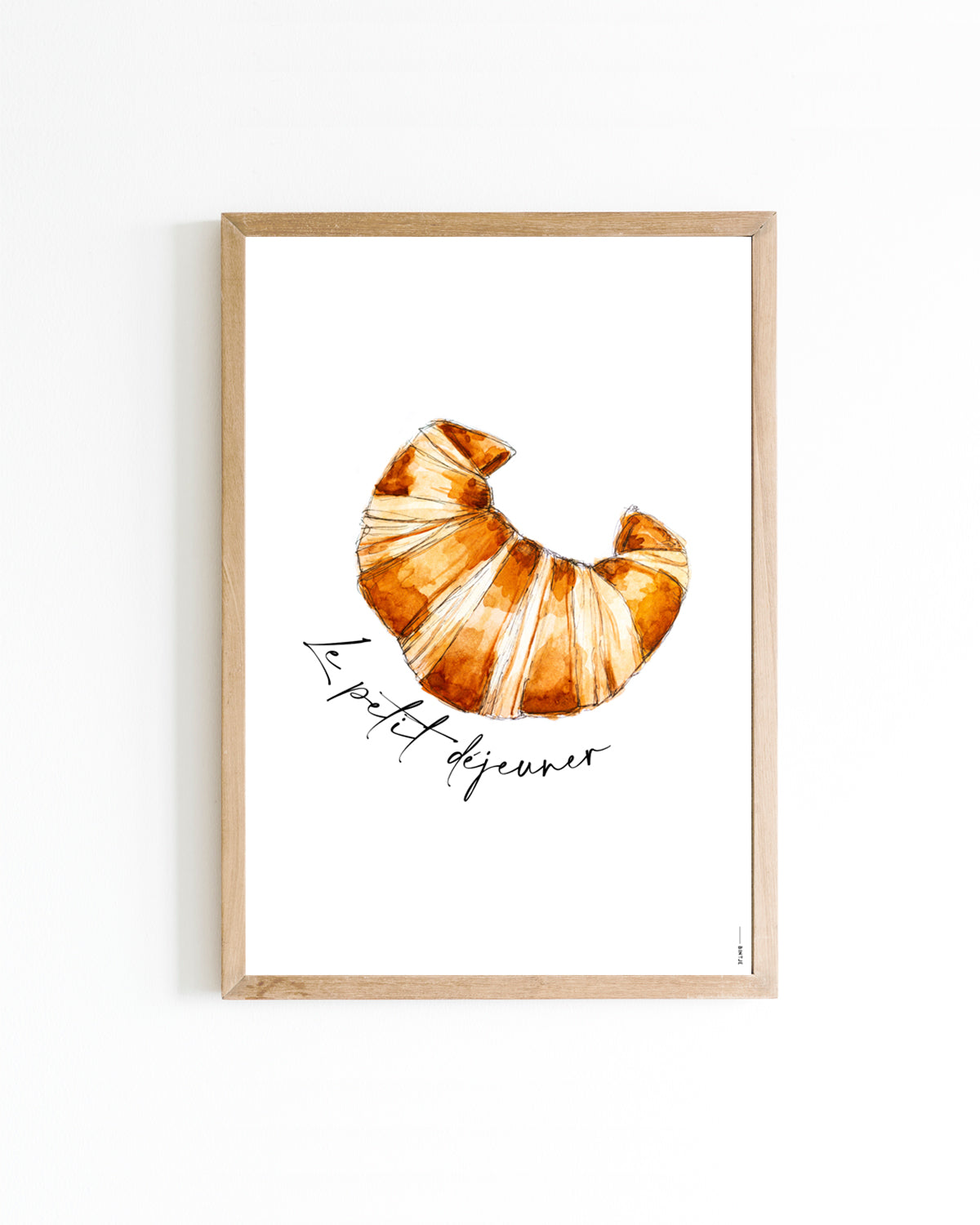 Poster Le petit dejeuner 30x40cm