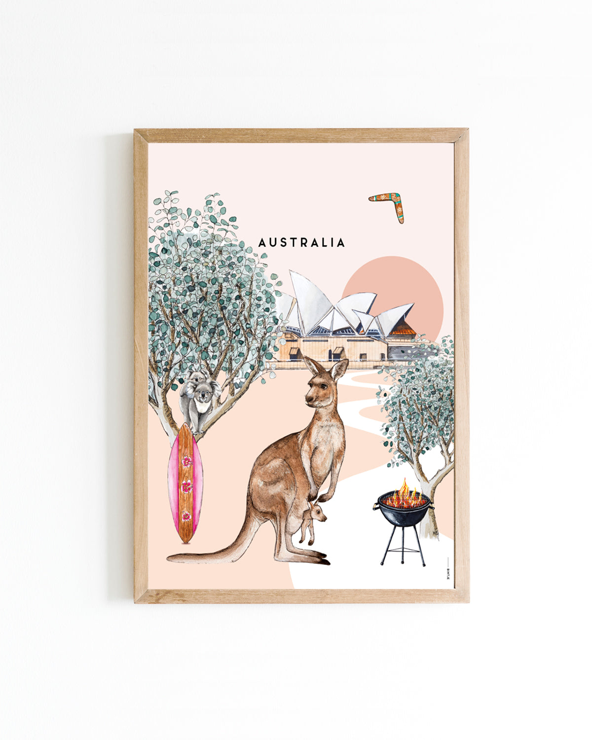 Poster Land: Australië 15x20cm