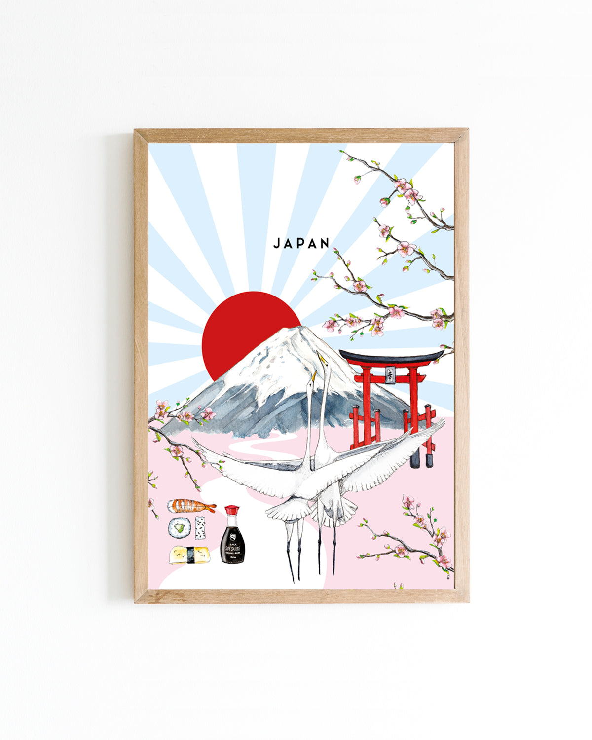 Poster Land: Japan 15x20cm