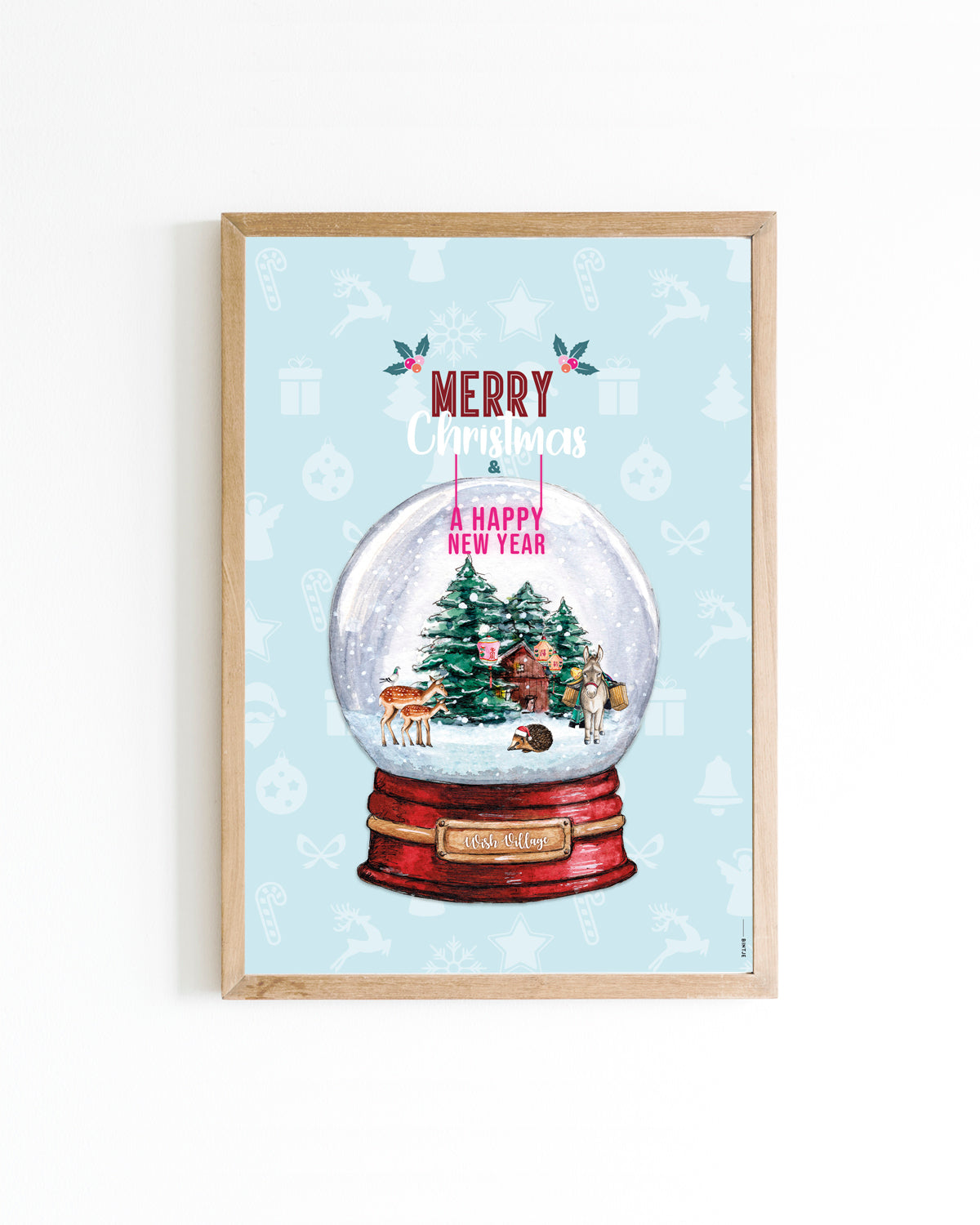 Poster Kerst 15x20cm