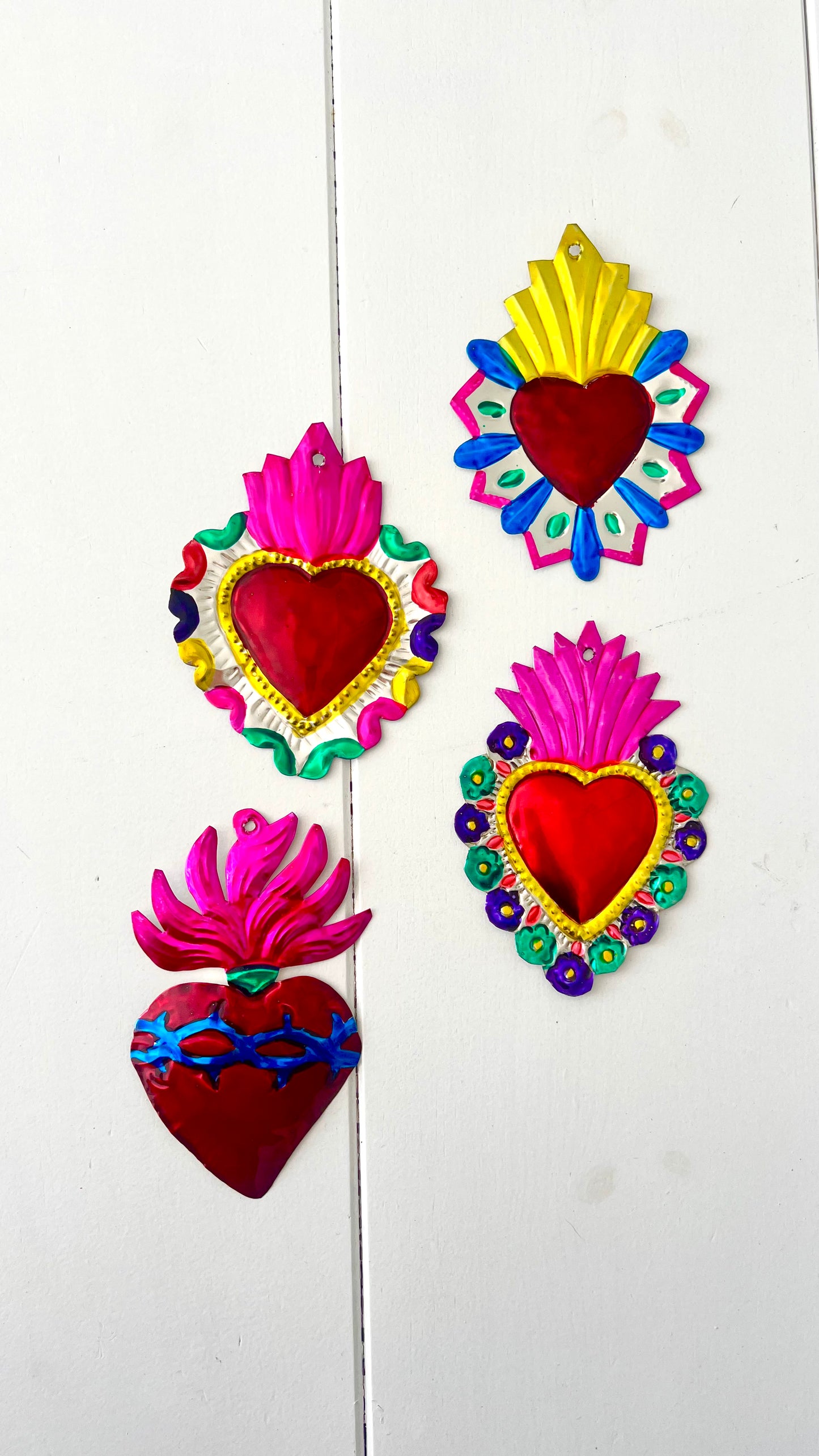 Milagros Hart Burning Red