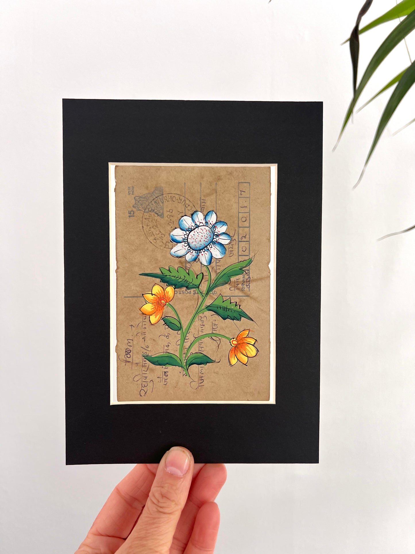 Poster India Bloemen