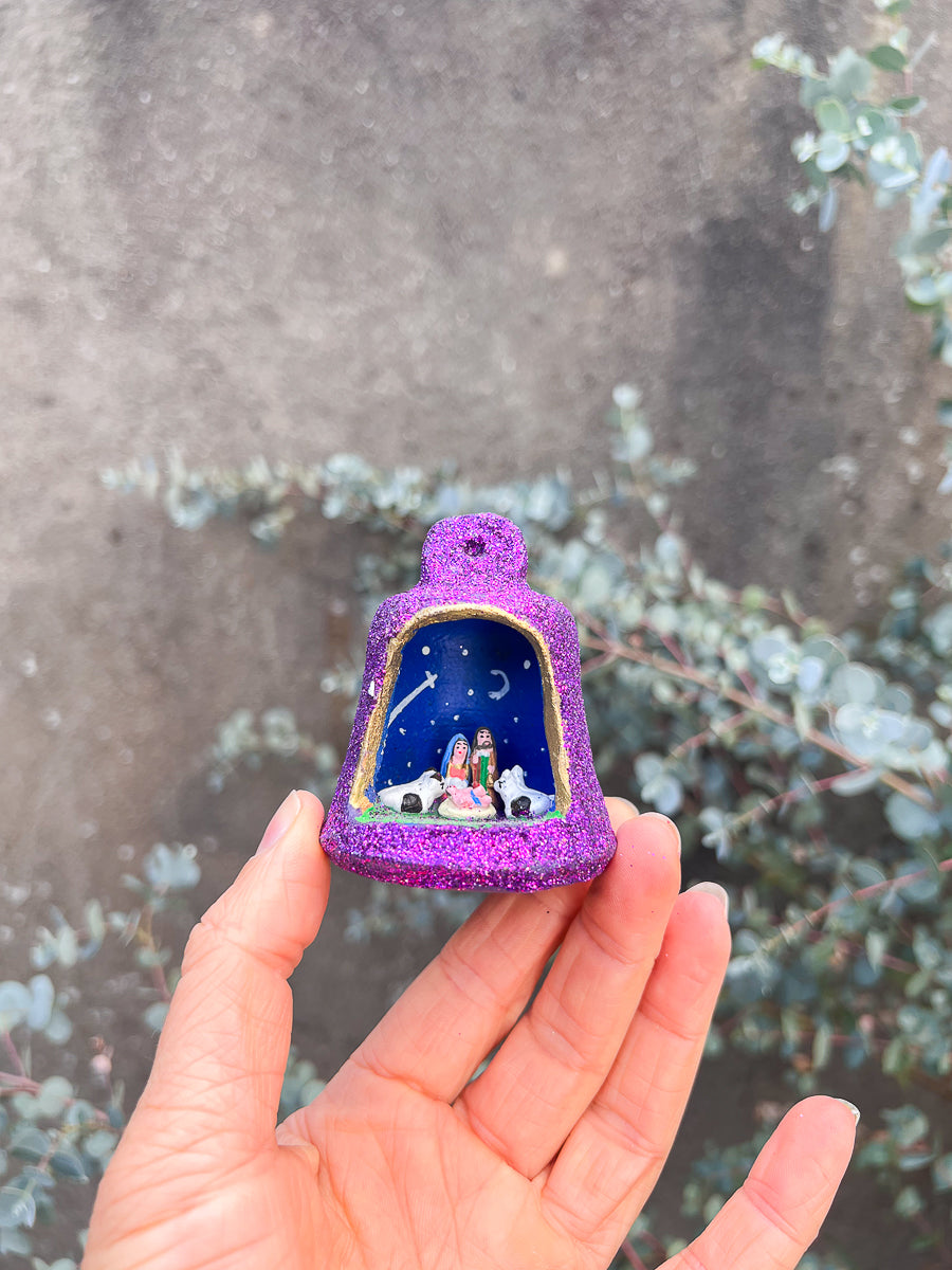 Glitter Kerststal