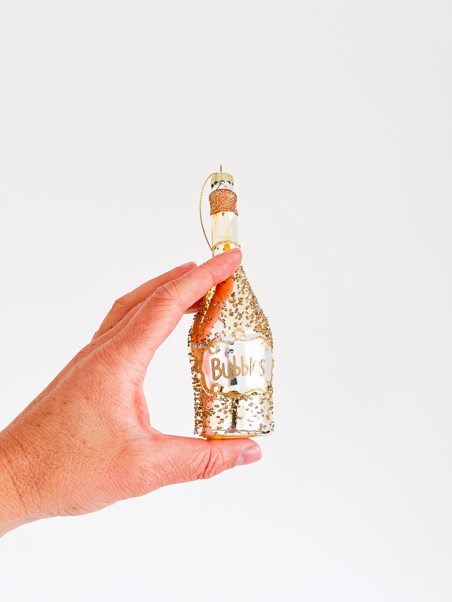 Kerstbal Champagne Bubbels
