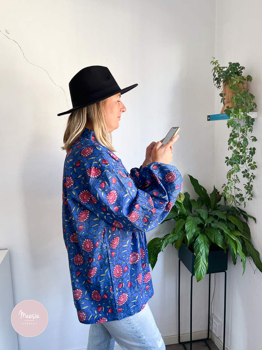Blouse Blue Flowers