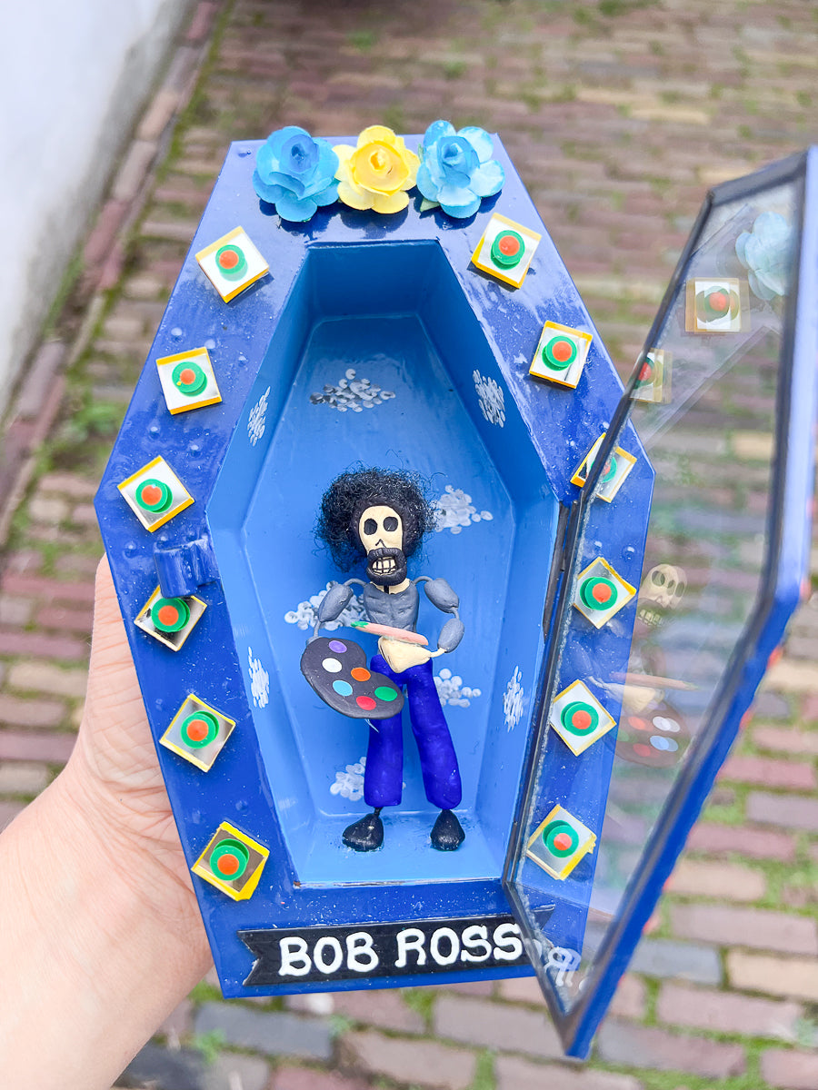 Dias de Los Muertos Bob Ross