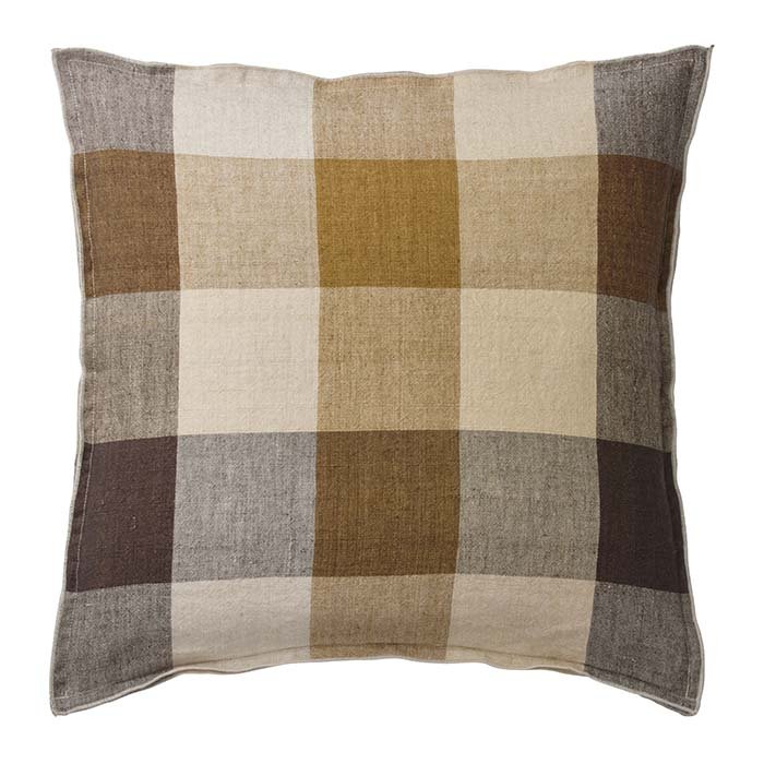 Kussen Ruitjes Chocolade