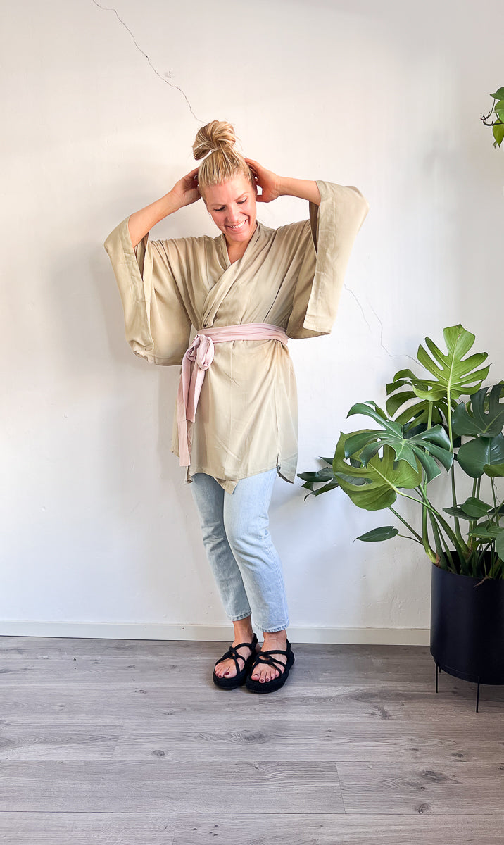 Emma Kimono Soft Green