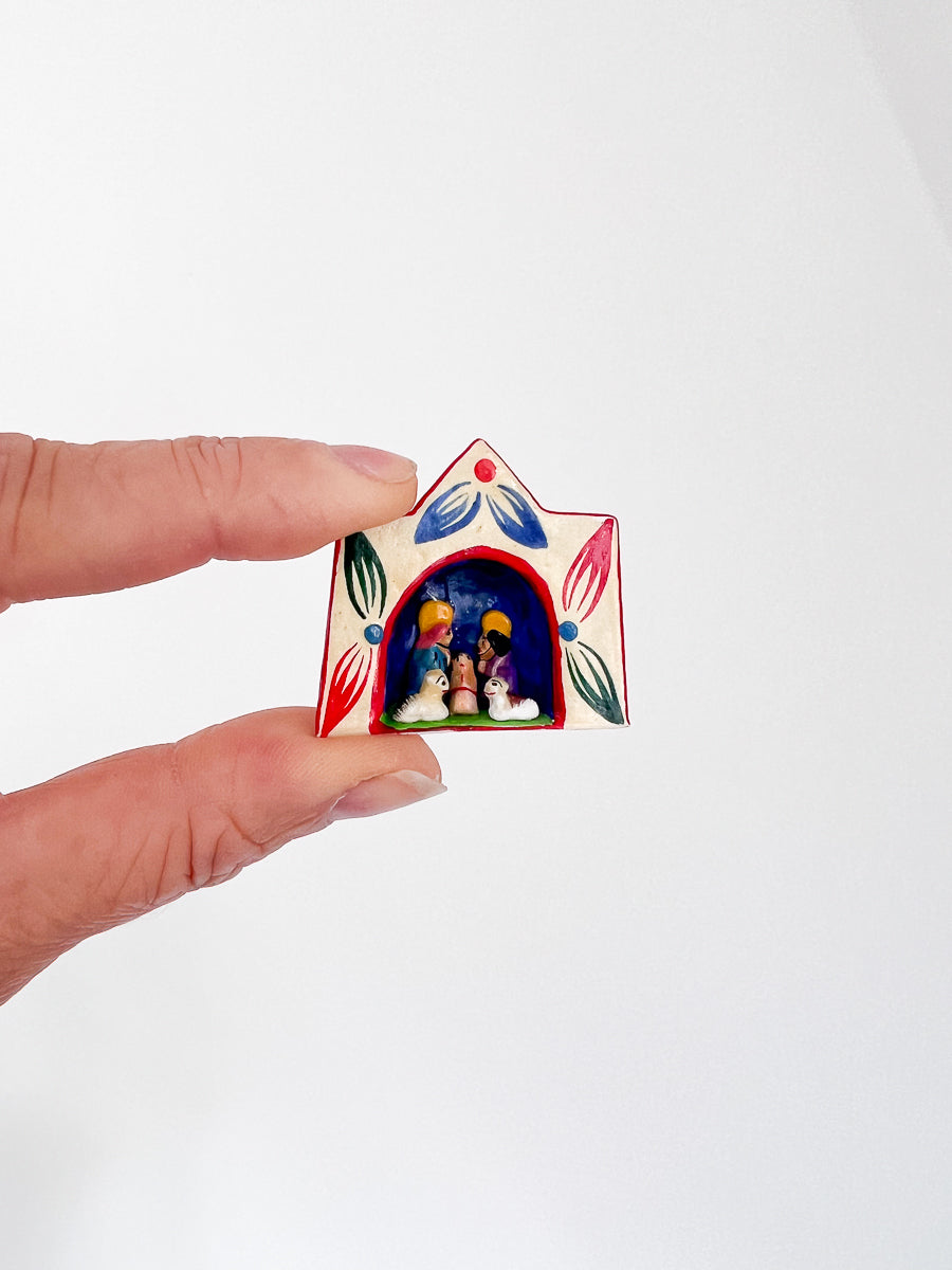 Mini Kerststalletje klei