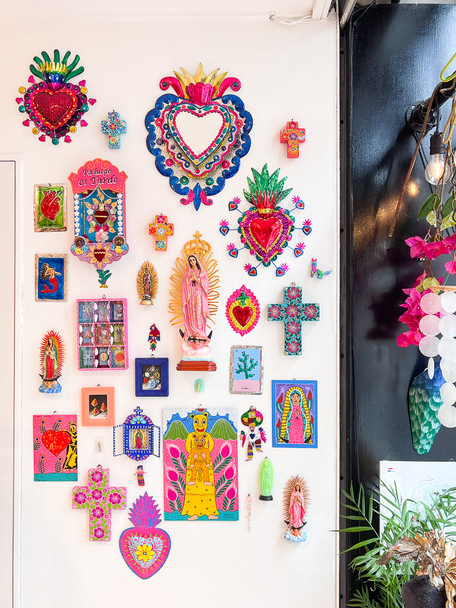 Guadeloupe beeldje Roze