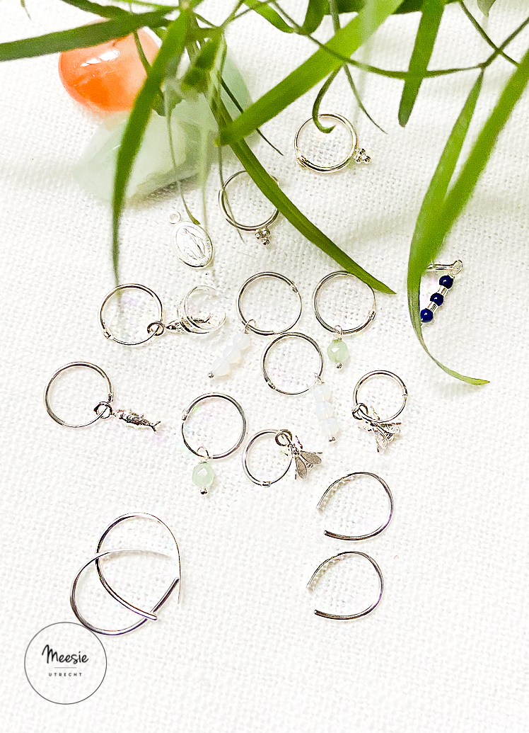 Basic Oorringen Zilver