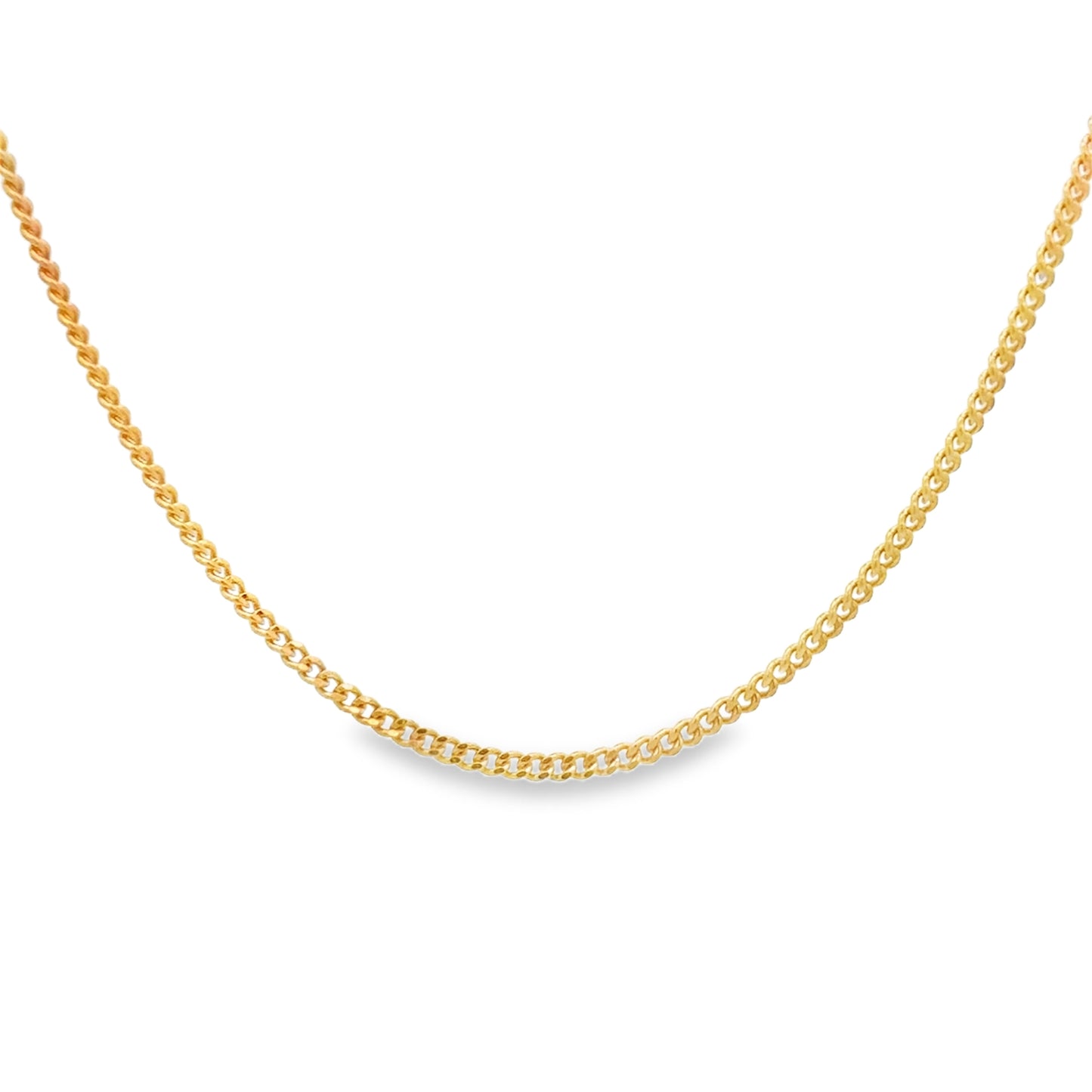 Basic Ketting Goud op Zilver