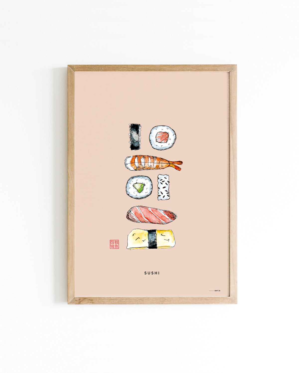 Poster Food Azie Sushi