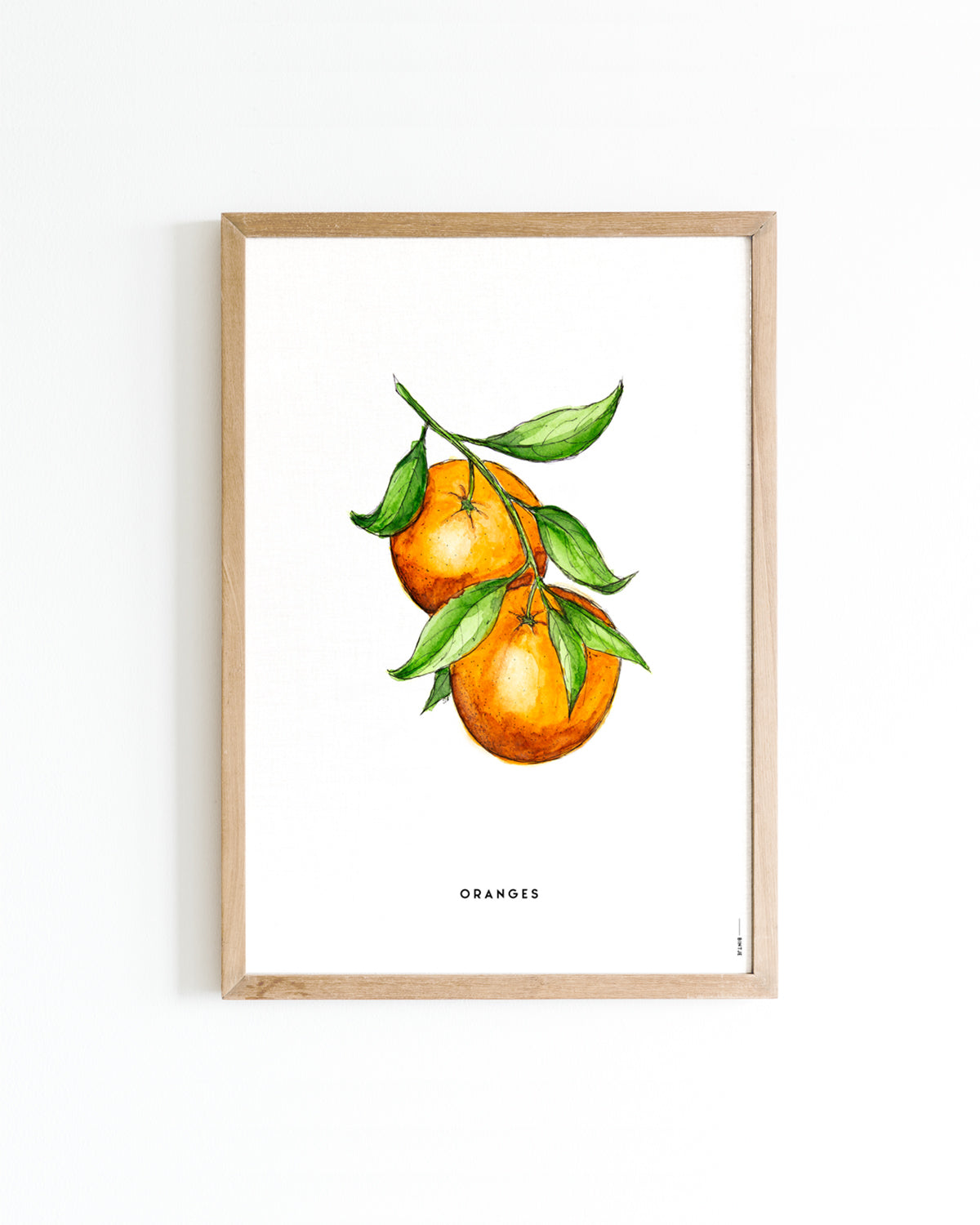 Poster Oranges A4