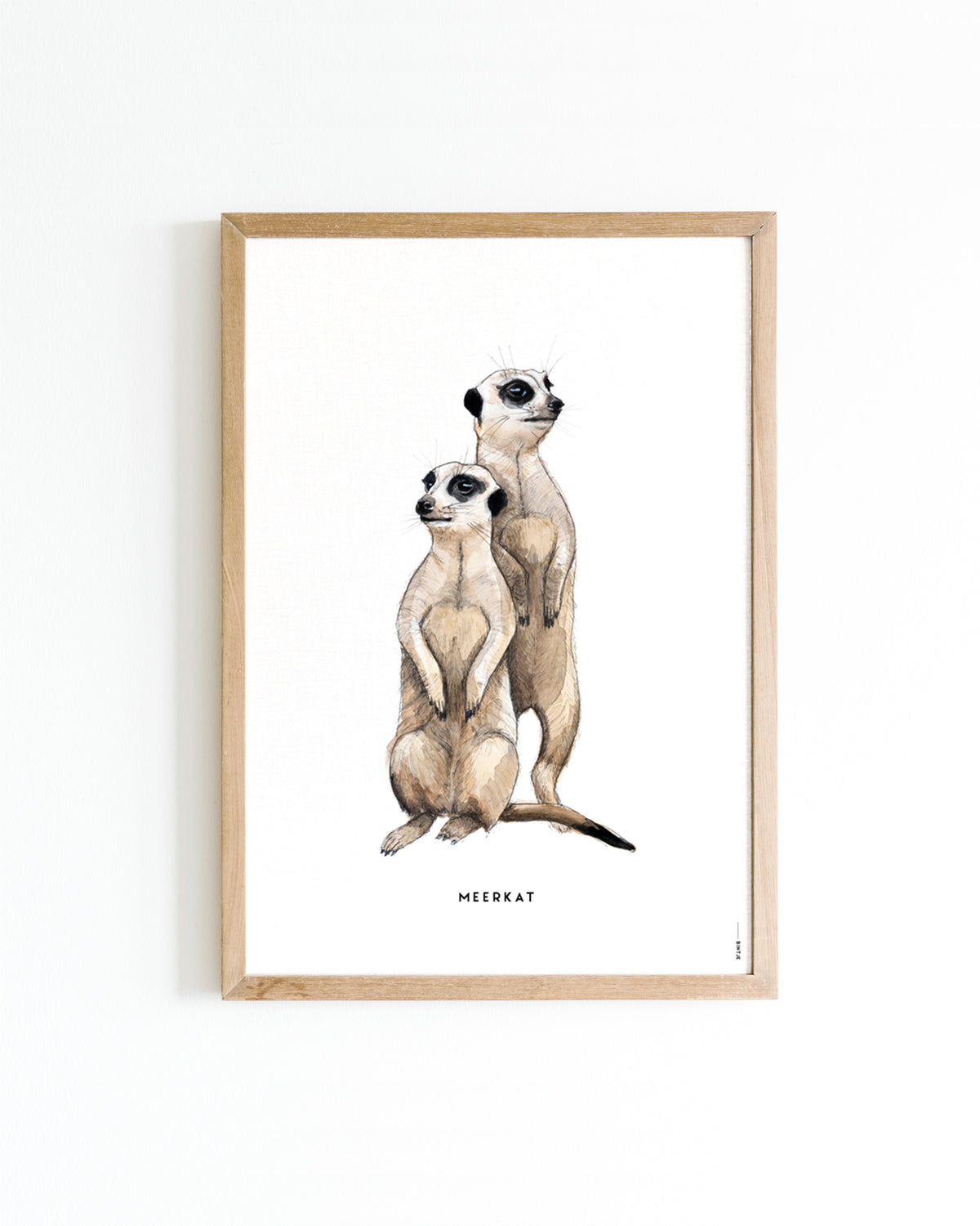 Poster Stokstaartjes A4