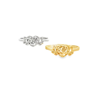 Milagros Hart Ring