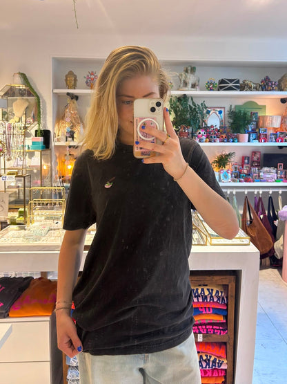 T-Shirt Noodles Zwart verwassen