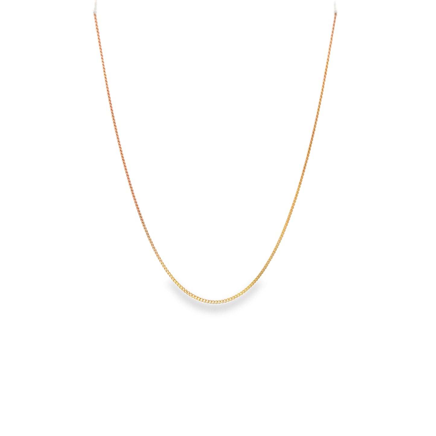 Basic Ketting Goud op Zilver