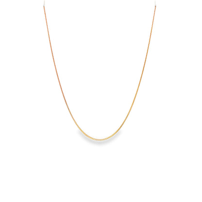 Basic Ketting Goud op Zilver