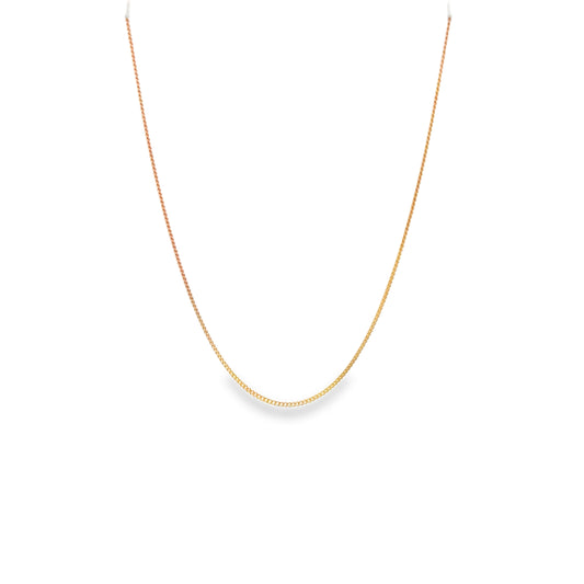 Basic Ketting Goud op Zilver