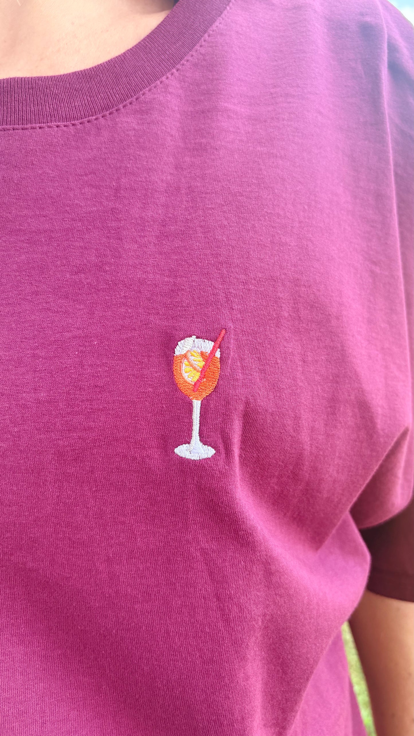 T-Shirt Aperol Spritz Bordeaux