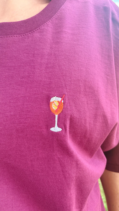 T-Shirt Aperol Spritz Bordeaux