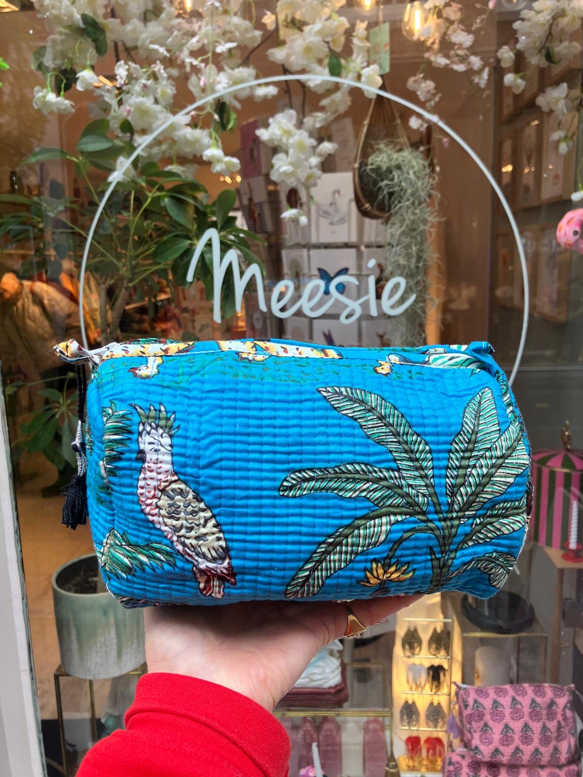 ToiletTas Jungle Blauw
