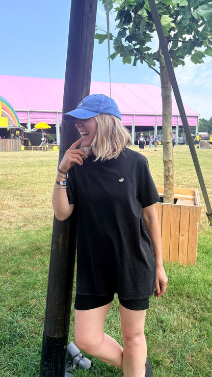 T-Shirt Noodles Zwart verwassen
