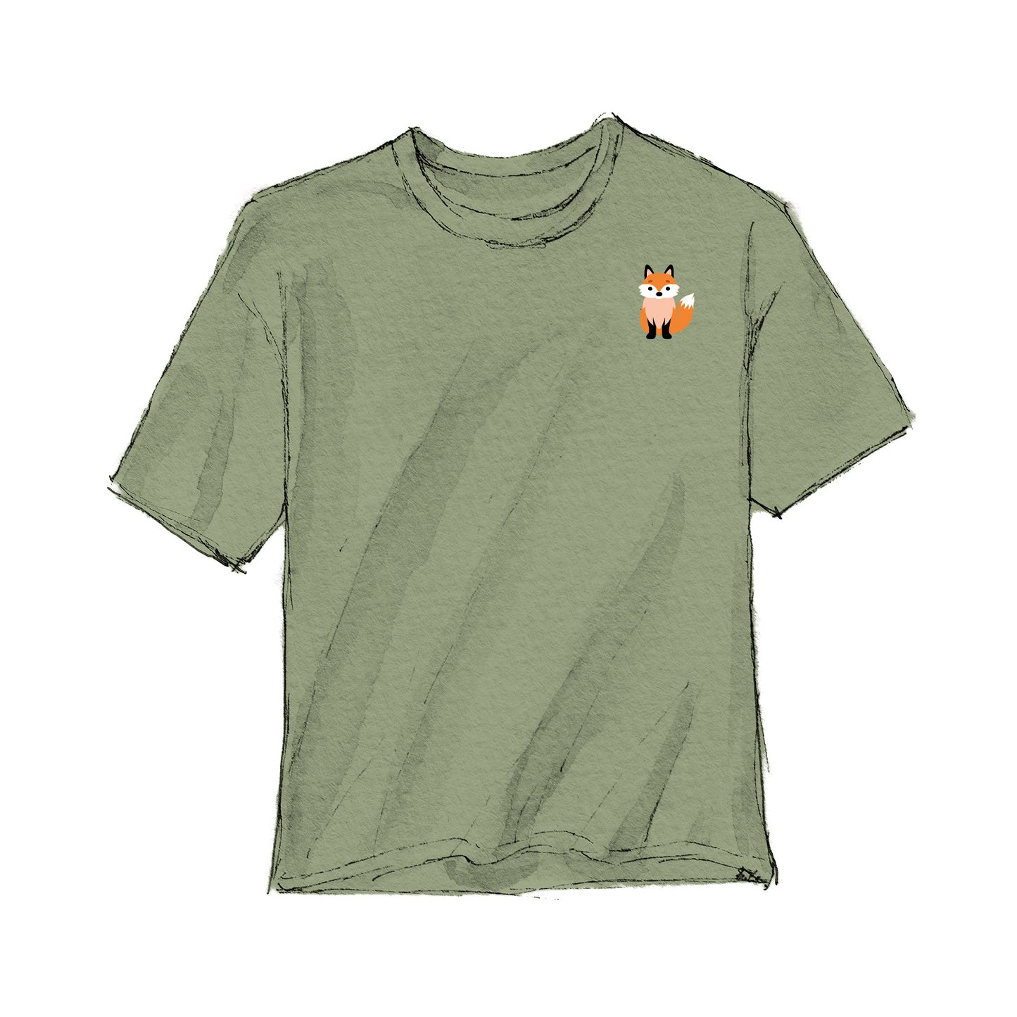 T-Shirt Vos Groen