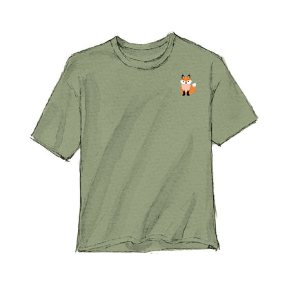 T-Shirt Vos Groen