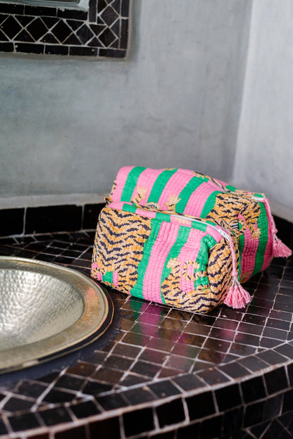 ToiletTas Tijger Roze