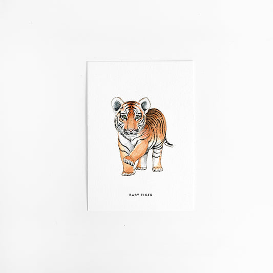 Kaart Baby Tijger