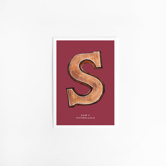 Kaart Chocoladeletter