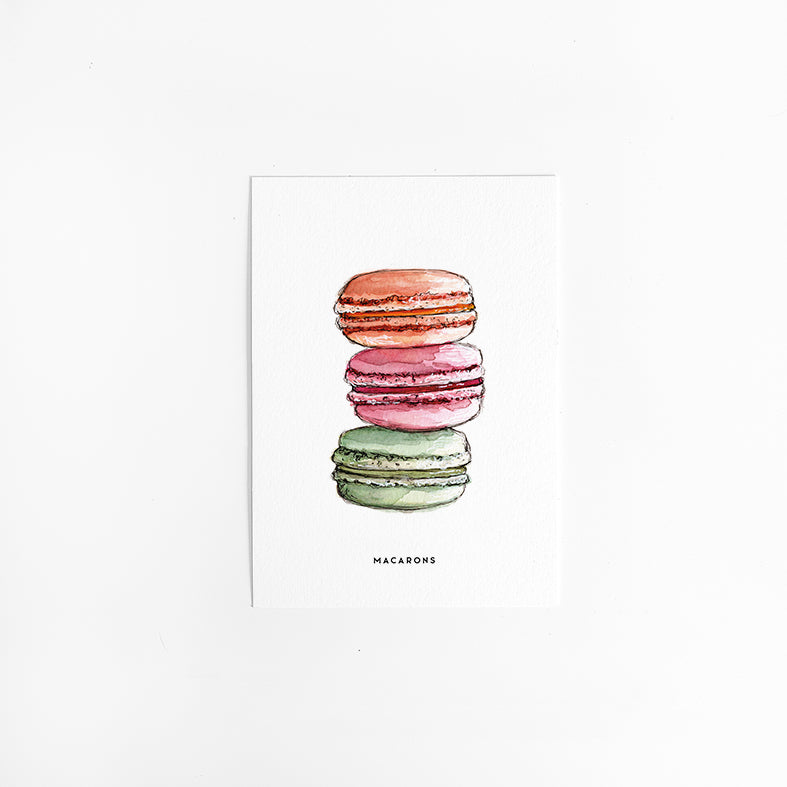 Kaart Macarons