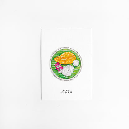Kaart mango sticky rice