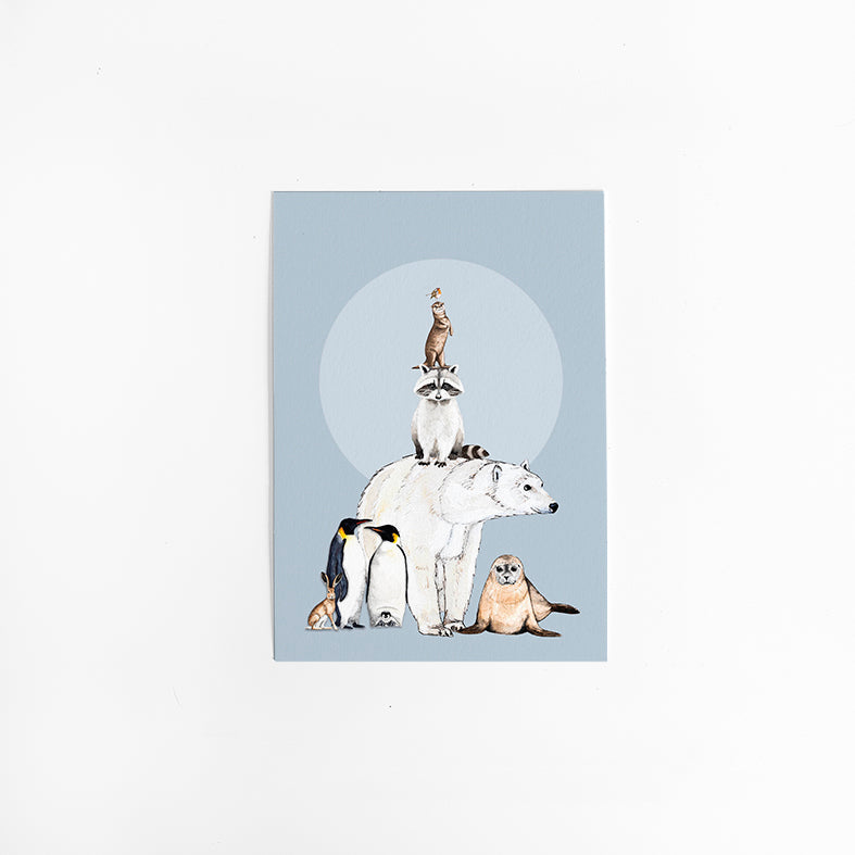 Kaart Winterdieren