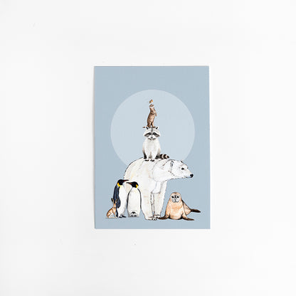 Kaart Winterdieren