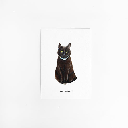 Kaart Zwarte kat