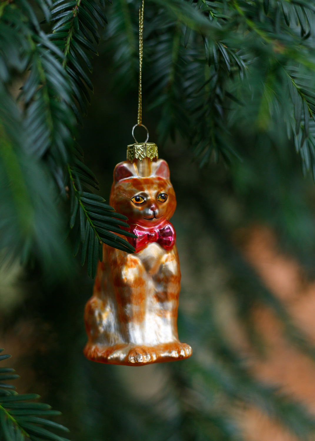 Kerstbal Rode kat