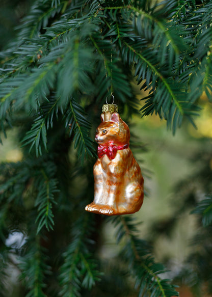 Kerstbal Rode kat