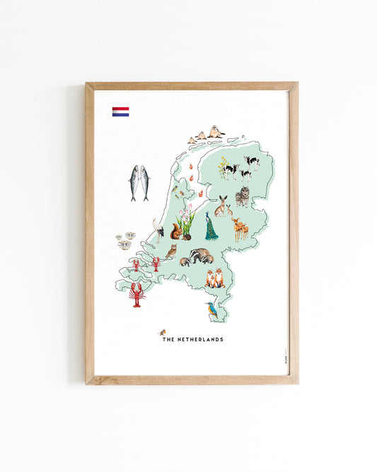 Poster Nederland A4