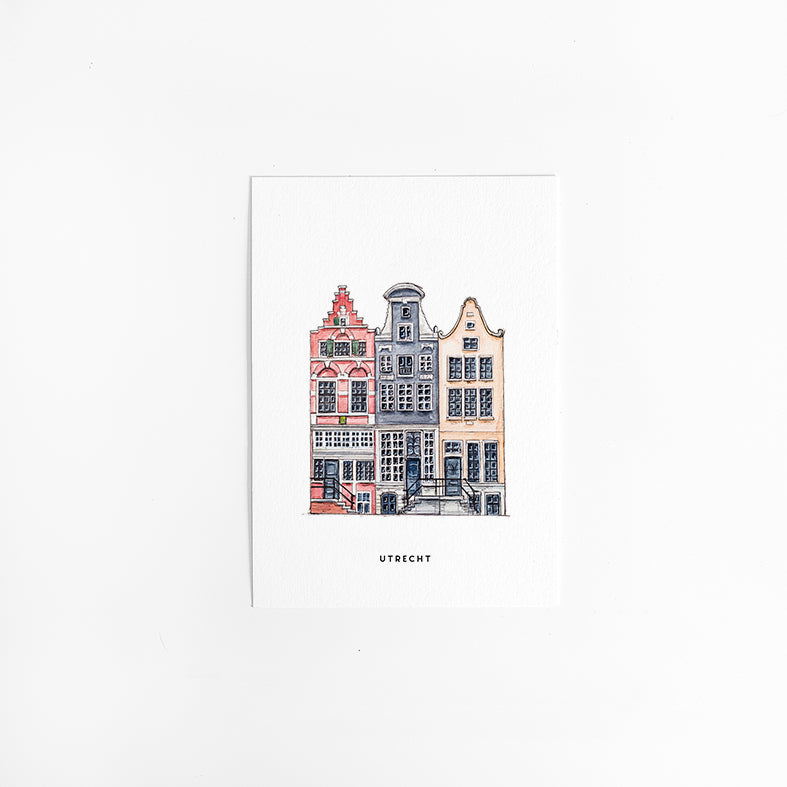 Kaart Holland Utrecht geveltjes