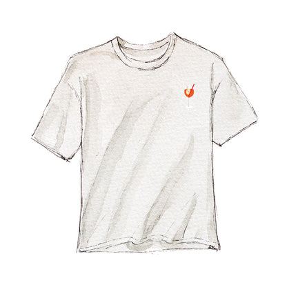T-Shirt Aperol Spritz Wit