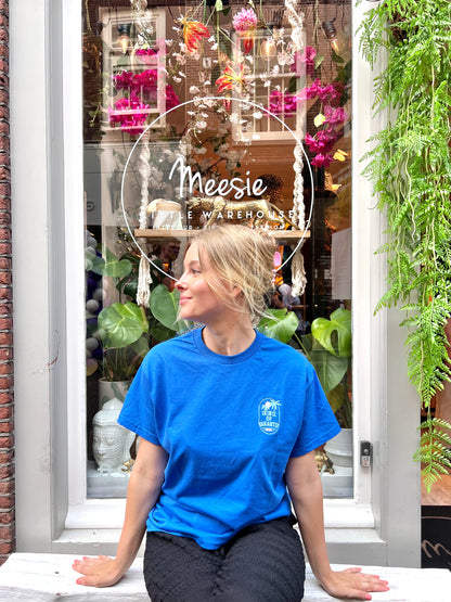 Shirt “ik wil op vakantie” Blauw