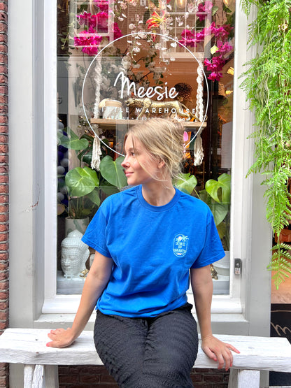 Shirt “ik wil op vakantie” Blauw