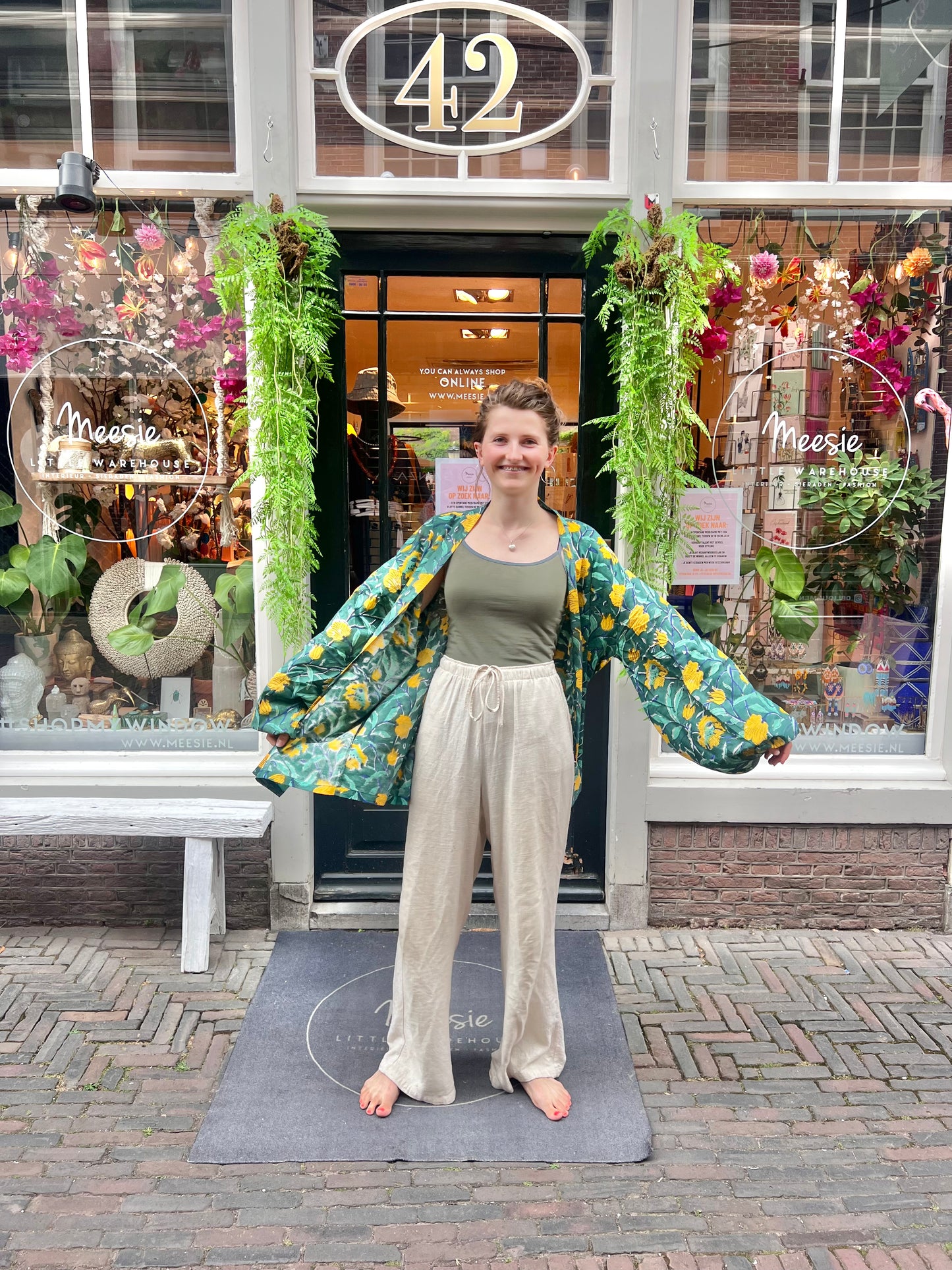 Blouse Nickey Gele Bloempjes